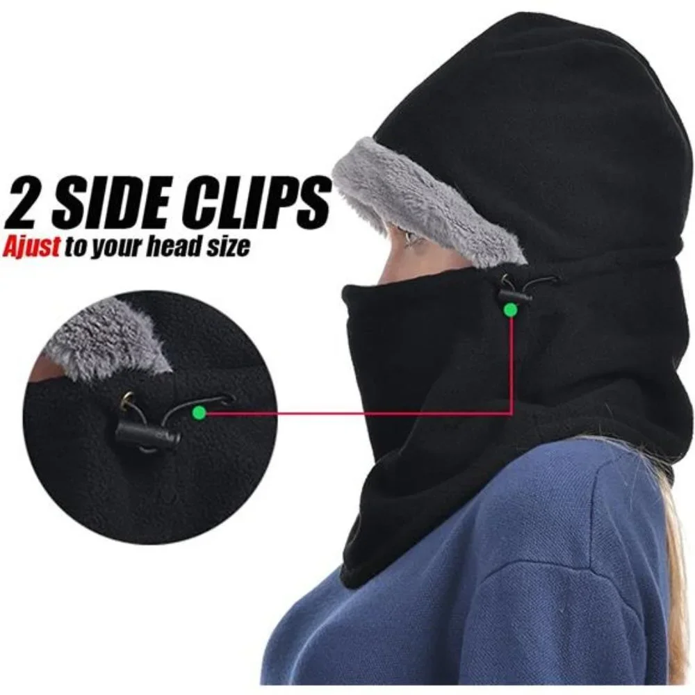 Women Face Mask-Winter Warm Ski Mask Fleece Neck Cover for Women